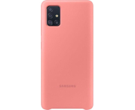 Samsung Silicone Cover do Galaxy A51 różowy - 538238 - zdjęcie 1